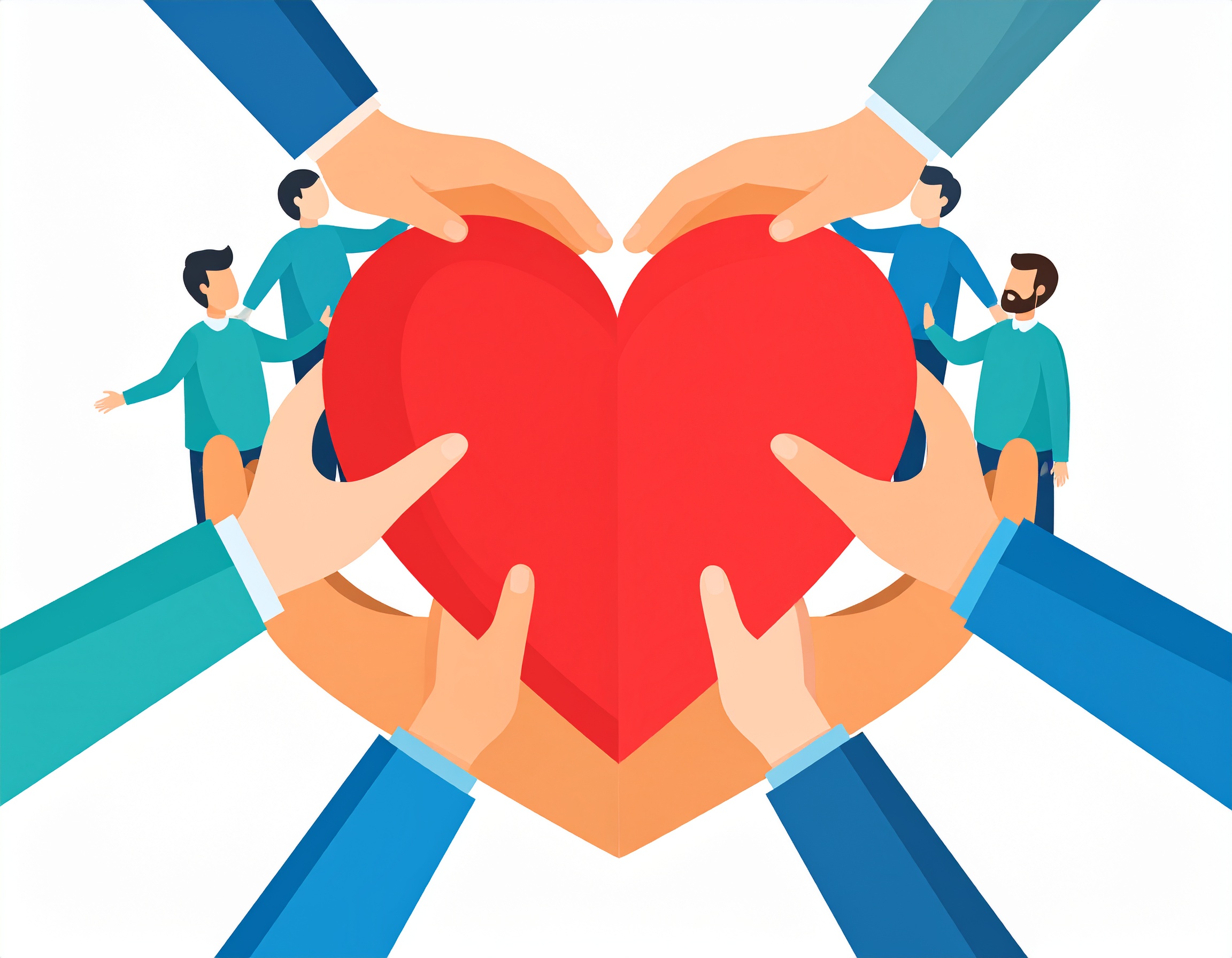 Selfless Leadership shared through the heart