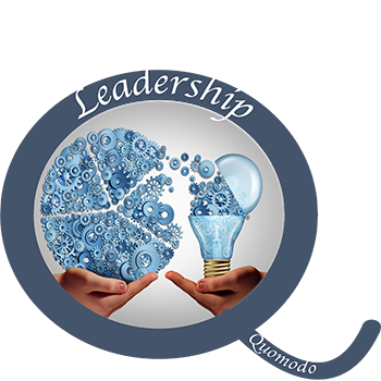 Illustration of Leadership Quomodo represnted with an Illustrative 'Q'